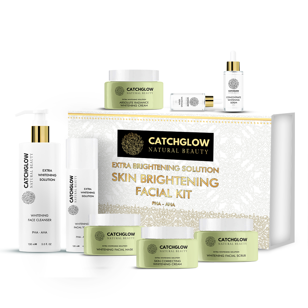 Professional glass glow brightening facial kit